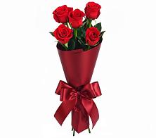 Букет 5 Красных роз Эдлесс Лав в Пильне