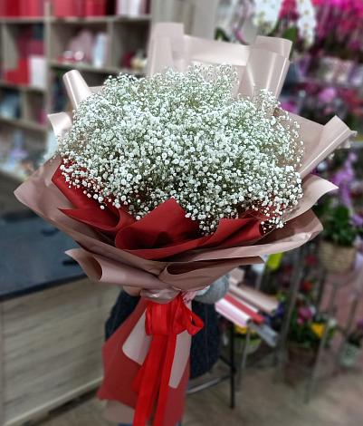 Букет цветов из: Гипсофила в Пильне