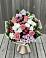 Букет цветов из: Альстромерии, Гвоздики, Розы и Хризантемы в Пильне
