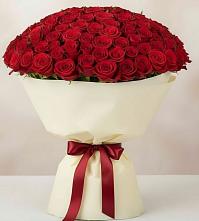 Букет 101 Красная роза Милано в Пильне