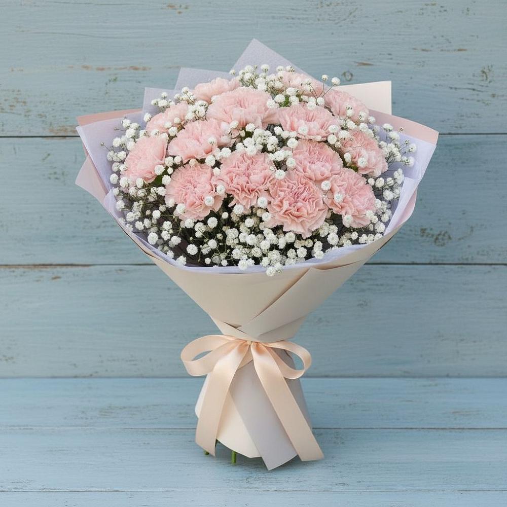 Букет цветов из: Гвоздики в Пильне