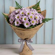 Букет цветов из:  Хризантемы #REPLACE_PRED# Пильне