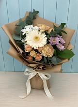 Букет цветов из:  Герберы и Хризантемы в Пильне