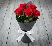 Букет 5 Красных роз Эдлесс Лав #REPLACE_PRED# Пильне