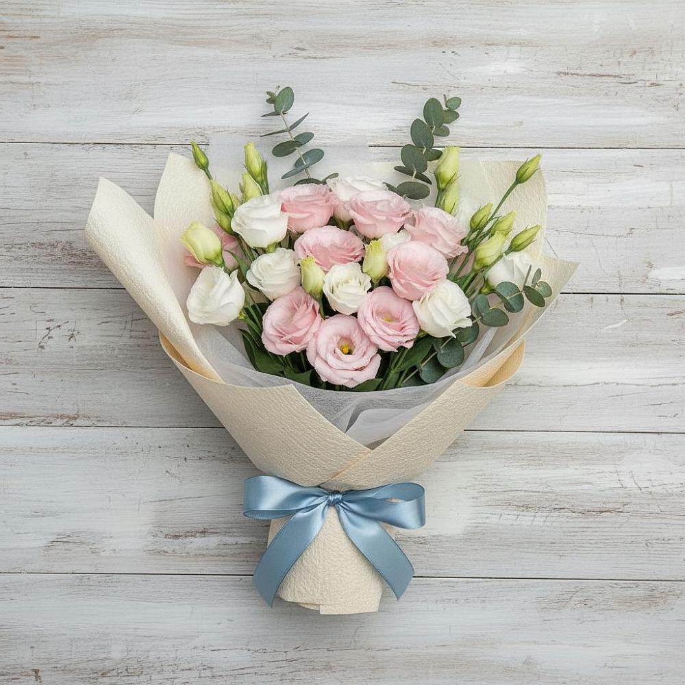 Букет цветов из: Лизиантусы в Пильне